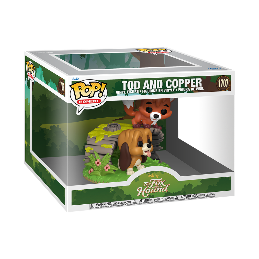The Fox and the Hound Funko POP! Tod and Copper Moment Vinyl Figure Image 1