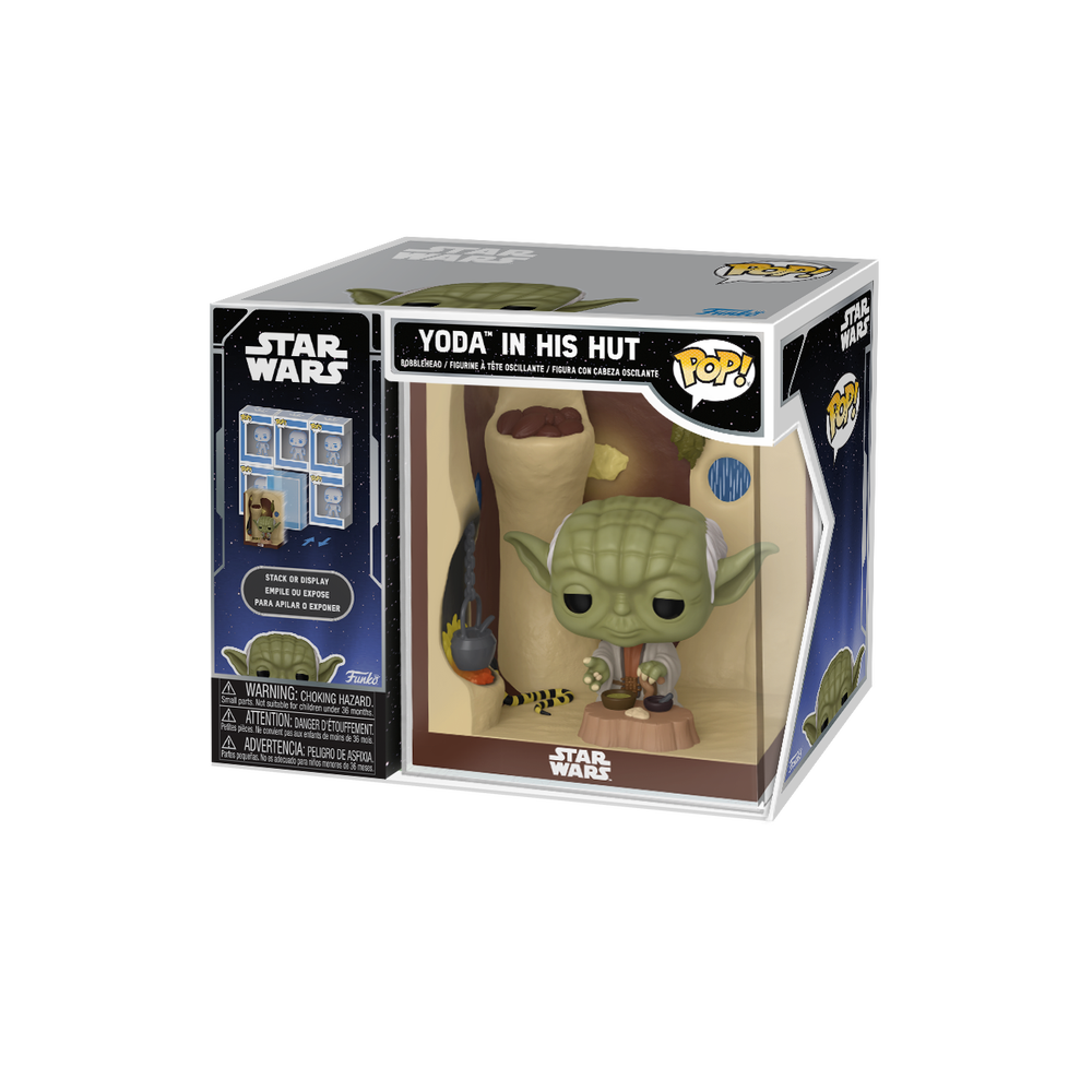 Star Wars Funko POP! Yoda Yodas Hut Nooks Vinyl Figure Image 1