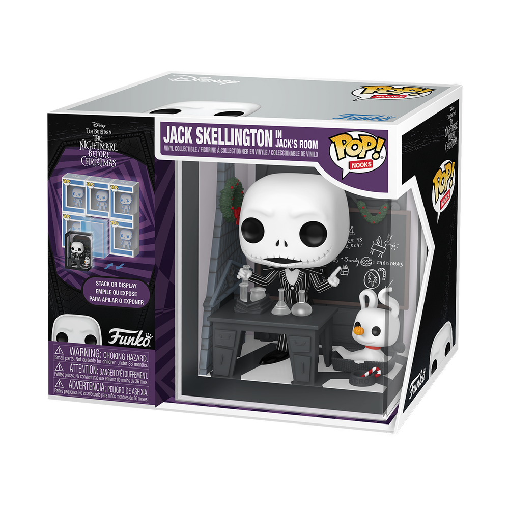 The Nightmare Before Christmas Funko POP! Jack Skellington Jacks Room Nooks Vinyl Figure Image 1