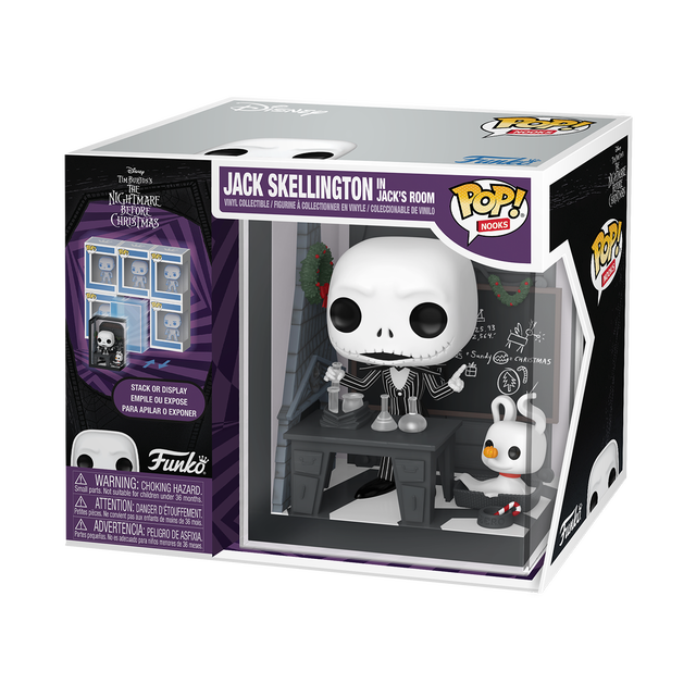 The Nightmare Before Christmas Funko POP! Jack Skellington Jacks Room Nooks Vinyl Figure