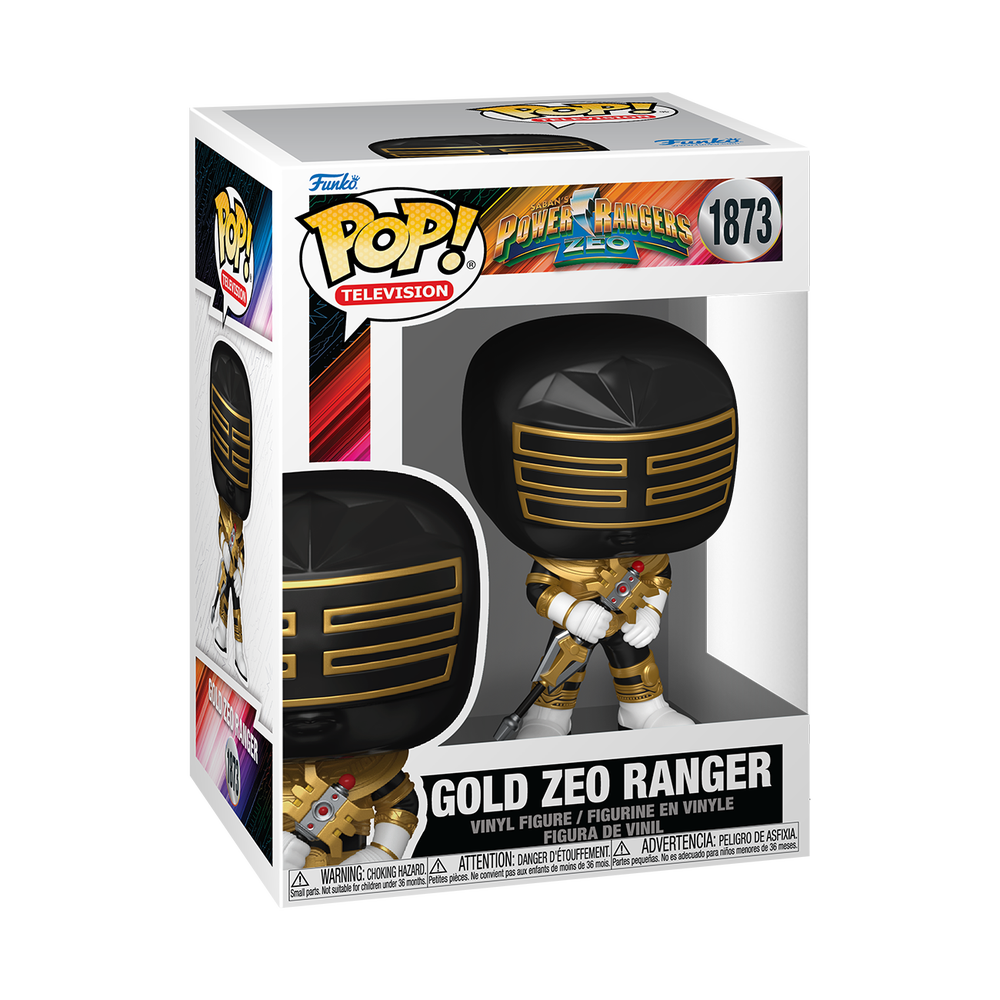 POP! TV: Power Rangers Zeo – Zeo Ranger Gold Funko POP! Vinyl Image 1
