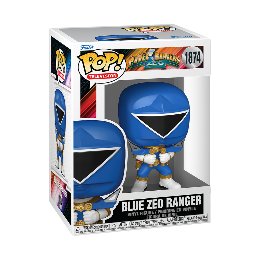 POP! TV: Power Rangers Zeo – Zeo Ranger Blue Funko POP! Vinyl Image 1