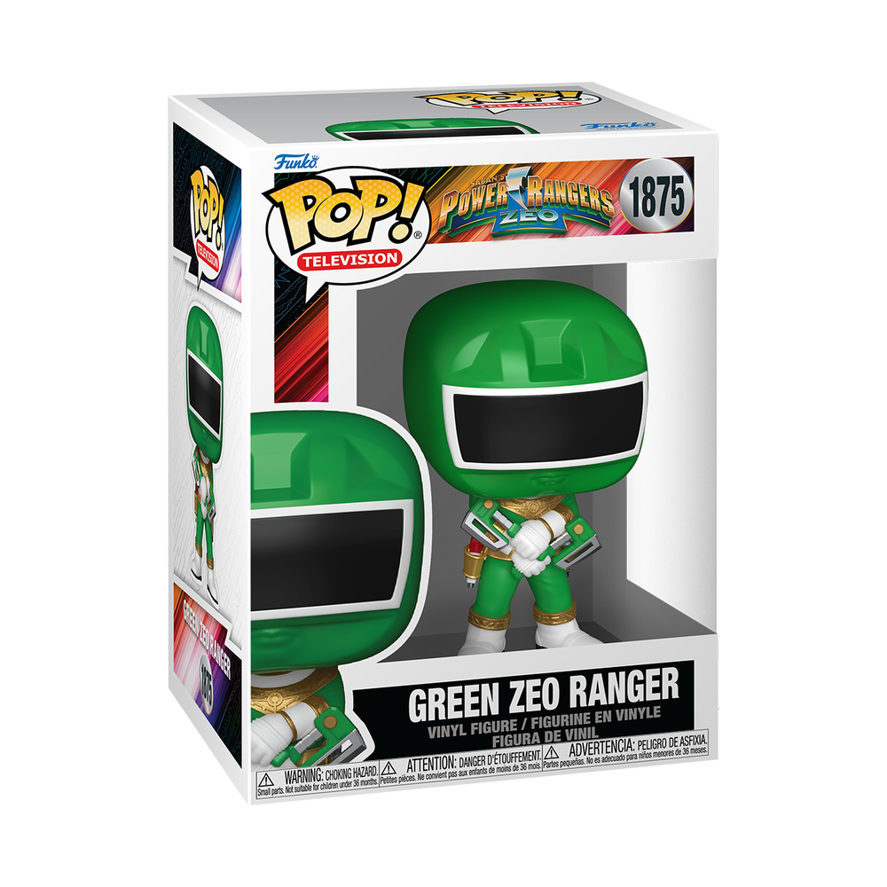 POP! TV: Power Rangers Zeo – Zeo Ranger Green Funko POP! Vinyl Image 1