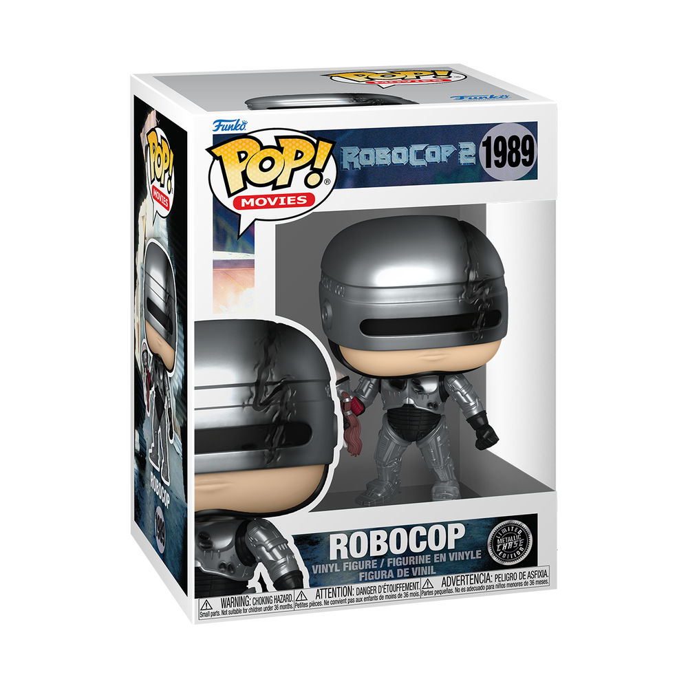 POP! Movies: RoboCop – RoboCop (Metallic) Funko POP! Vinyl Image 1