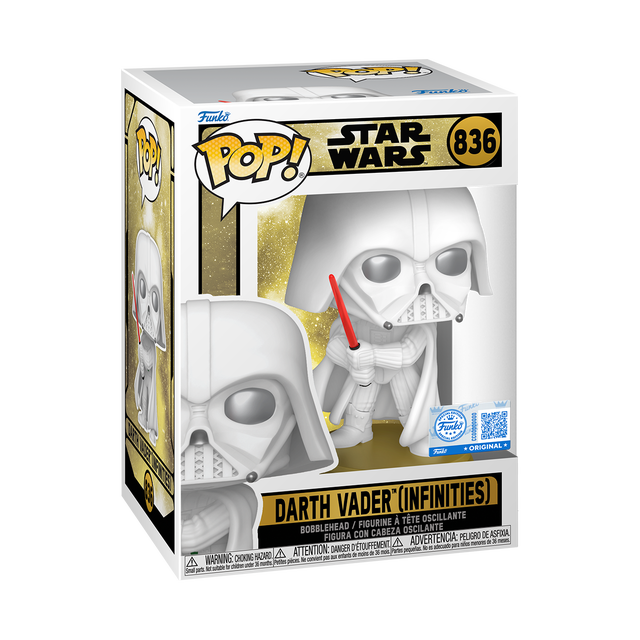 Star Wars Funko POP! Darth Vader Legends White Vinyl Figure