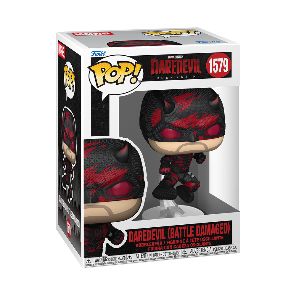 Daredevil Born Again Funko POP! Daredevil Battle Damaged Vinyl Figure Image 1