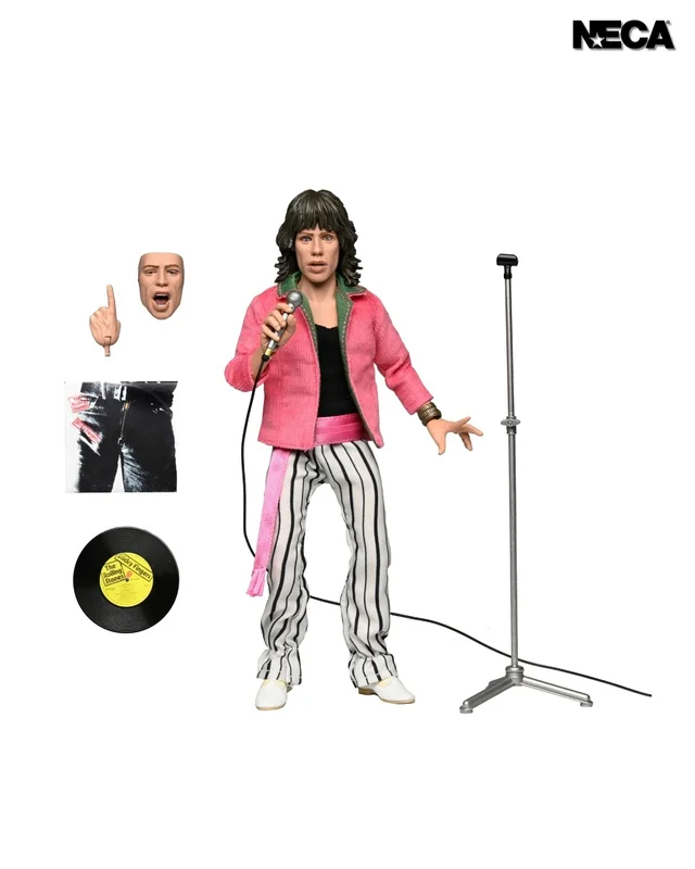 NECA - ROLLING STONES MICK JAGGER (1975) 8 INCH CLOTHED ACTION FIGURE