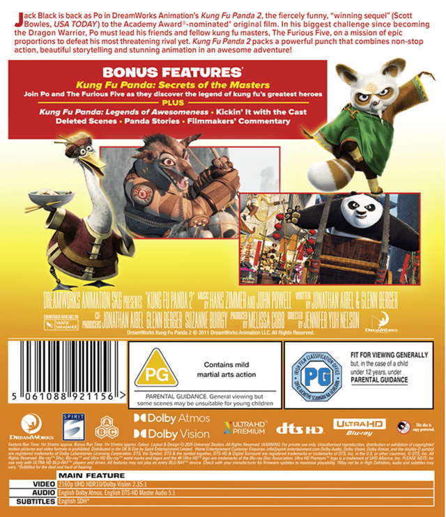 Kung Fu Panda 2 4K Ultra HD