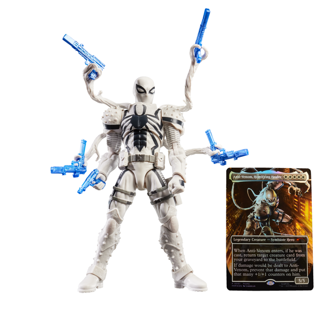 Hasbro Marvel Legends Spider-Man x Magic: The Gathering Agent Anti-Venom 6" Action Figure & Trading Card