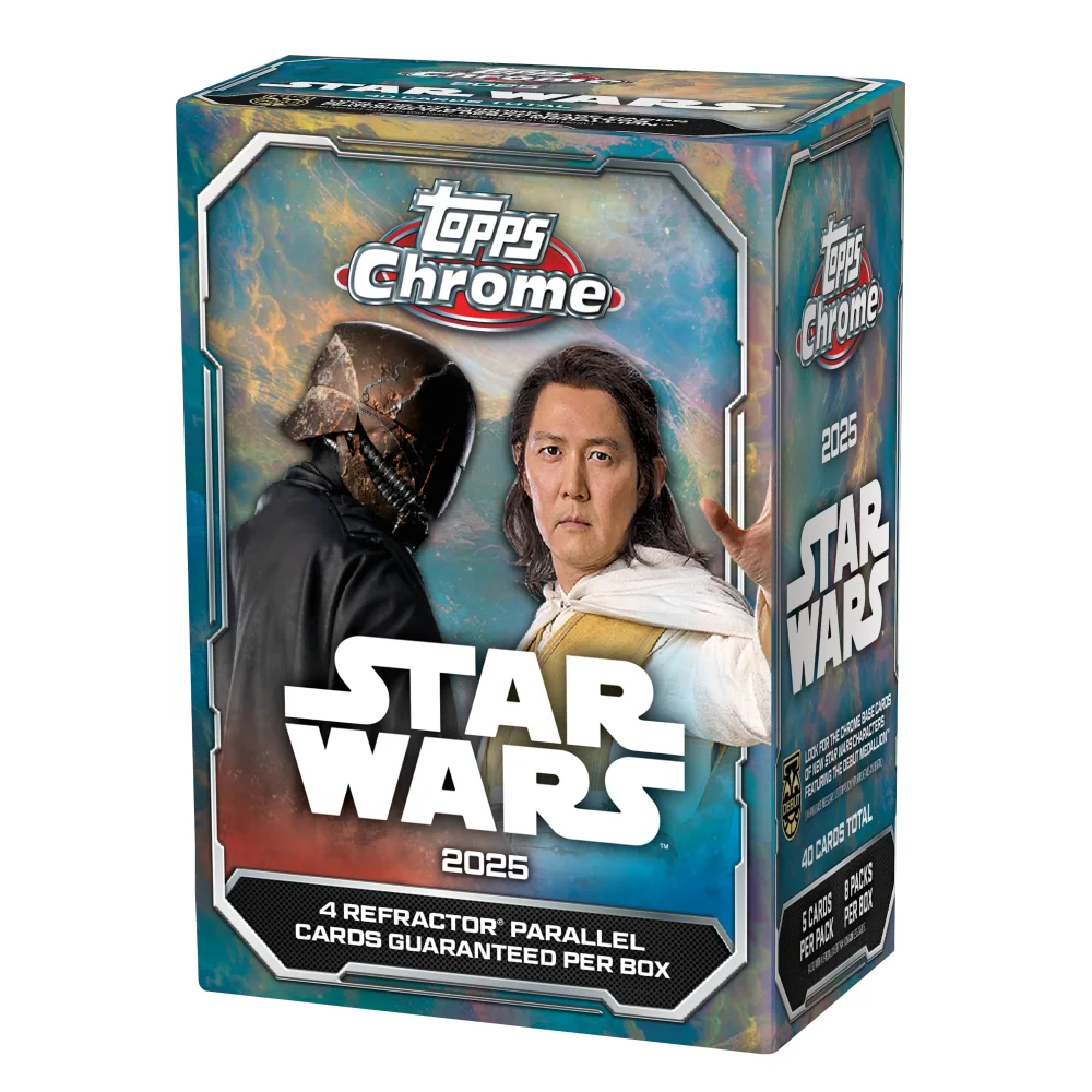 2025 Topps Chrome Star Wars Value Box (8 Packs) Image 1