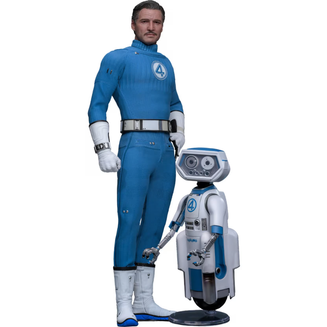 Hot Toys 1/6 Mister Fantastic and H.E.R.B.I.E. - The Fantastic Four - First Steps