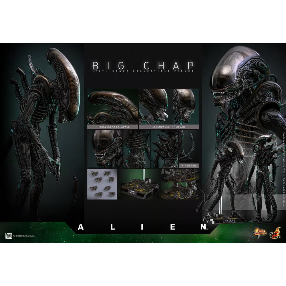 Hot Toys 1/6 Big Chap - Alien | Zavvi UK Hot Toys 1/6 Big Chap - Alien | Zavvi UK