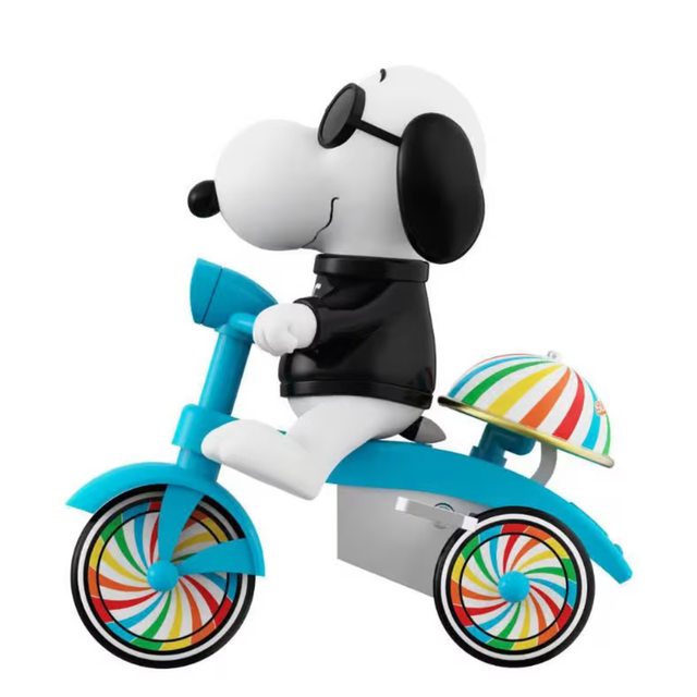 Super7 Super Cycles Peanuts - Joe Cool (Black with Blue Trike)