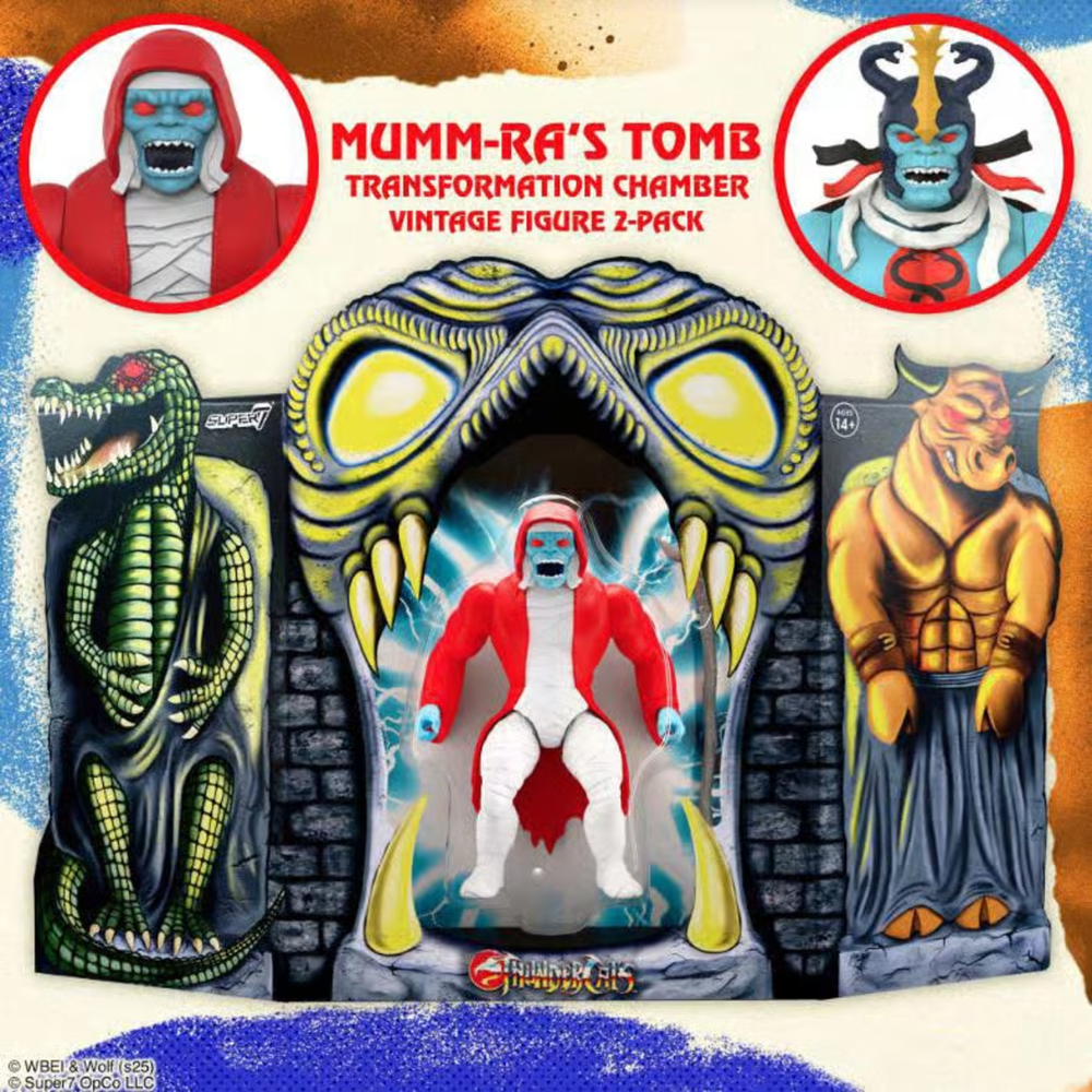 Super7 Thundercats Vintage Figures - Mumm-Ra's Tomb Twin Pack Super7 Thundercats Vintage Figures - Mumm-Ra's Tomb Twin Pack
