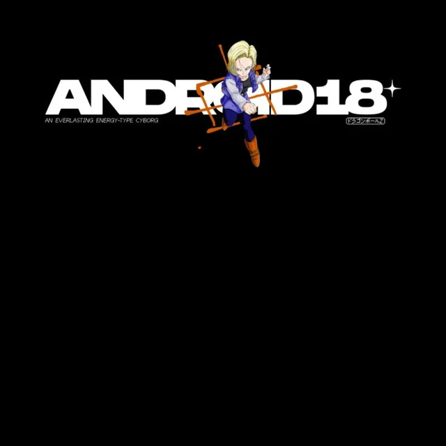 Dragon Ball Z Android 18 Unisex T-Shirt - Black