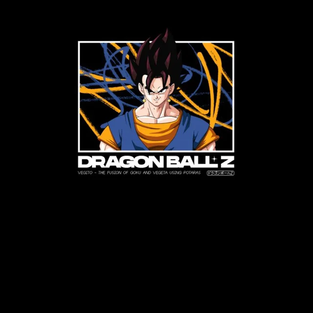 Dragon Ball Z Vegito Profile Unisex T-Shirt - Black