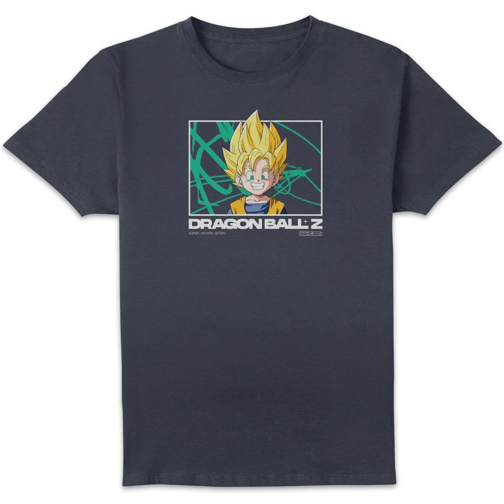 Dragon Ball Z Super Saiyan Goten Profile Unisex T-Shirt - Navy - S Image 1