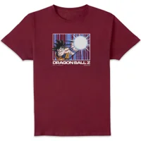 Dragon Ball Z Goku Kamehameha Profile Unisex T-Shirt - Burgundy - undefined undefined