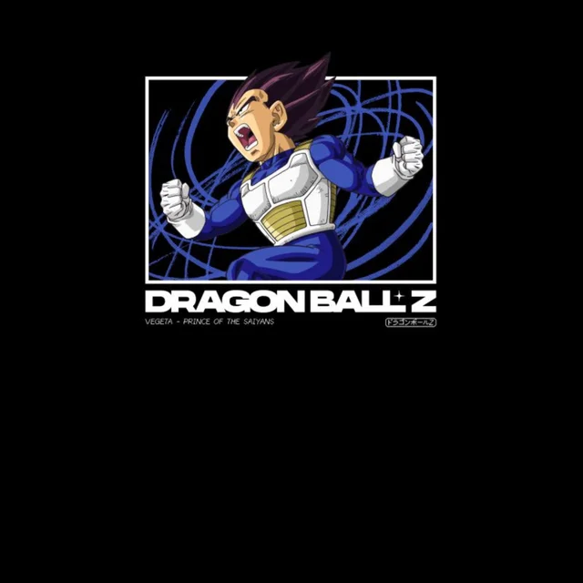 Dragon Ball Z Vegeta Profile Unisex T-Shirt - Black