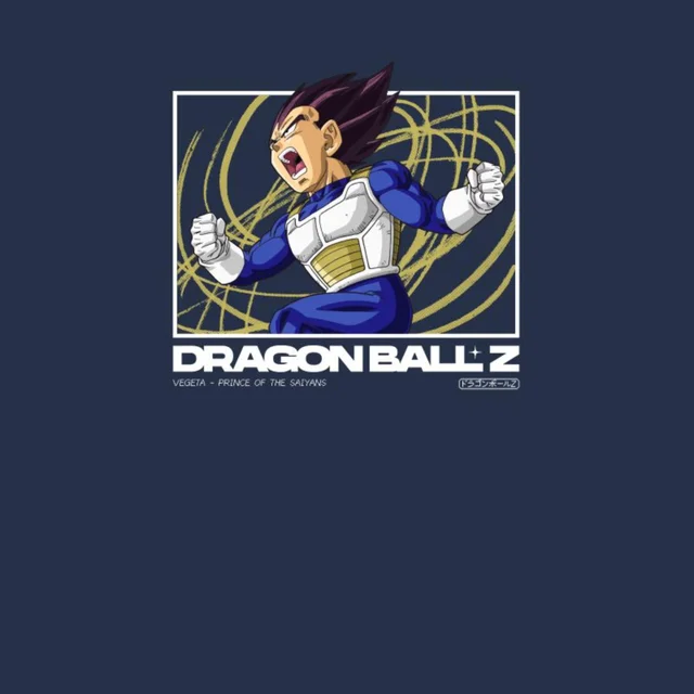 Dragon Ball Z Vegeta Profile Unisex T-Shirt - Navy