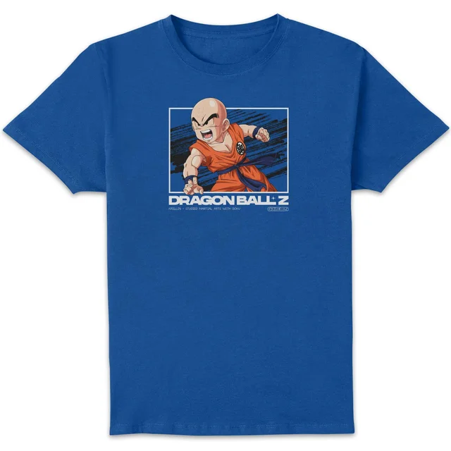Dragon Ball Z Krillin Profile Unisex T-Shirt - Blue