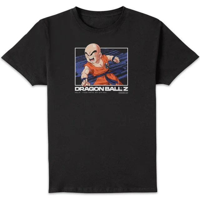 Dragon Ball Z Krillin Profile Unisex T-Shirt - Black