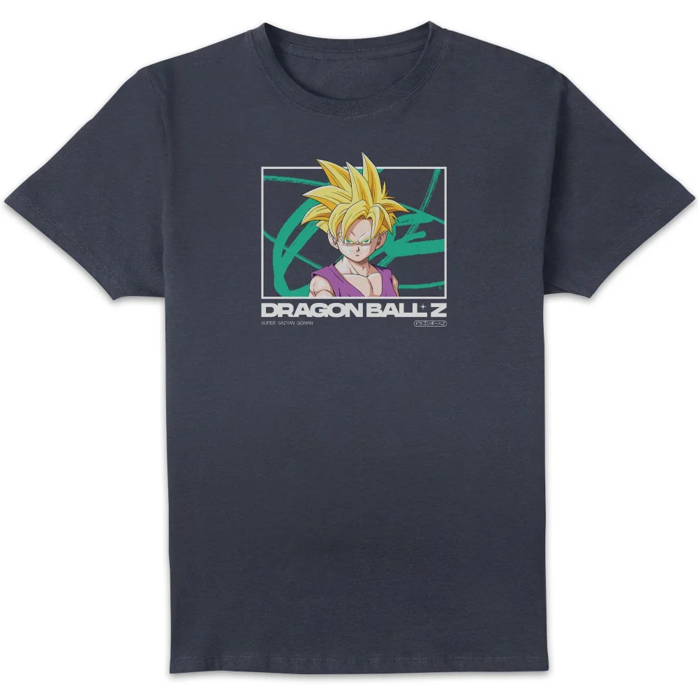 Dragon Ball Z Super Saiyan Gohan Profile Unisex T-Shirt - Navy - S Image 1