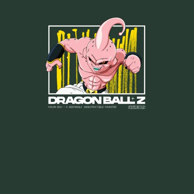 Dragon Ball Z Majin Buu Profile Unisex T-Shirt - Green