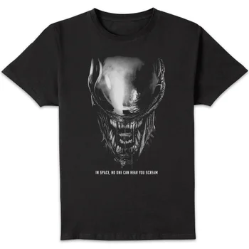 Alien Close Up Unisex T-Shirt - Black