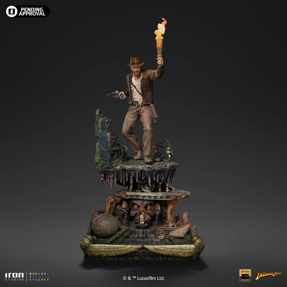 Iron Studios Indiana Jones Deluxe Art Scale 1/10 Statue Image 1