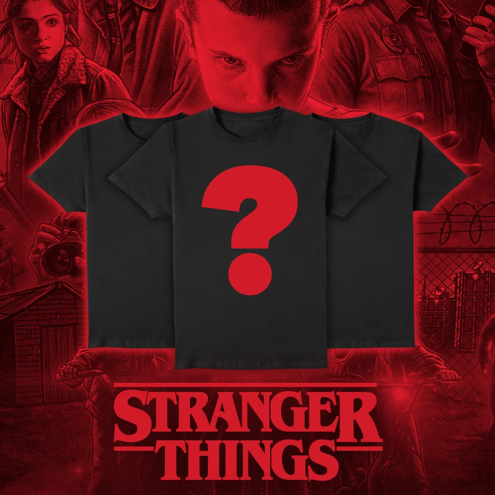 Stranger Things Unisex T-Shirt Mystery 3-Pack - S Image 1