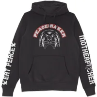 DC Comics Peacemaker Eat Peace Motherf#%kers Hoodie - Black - undefined undefined