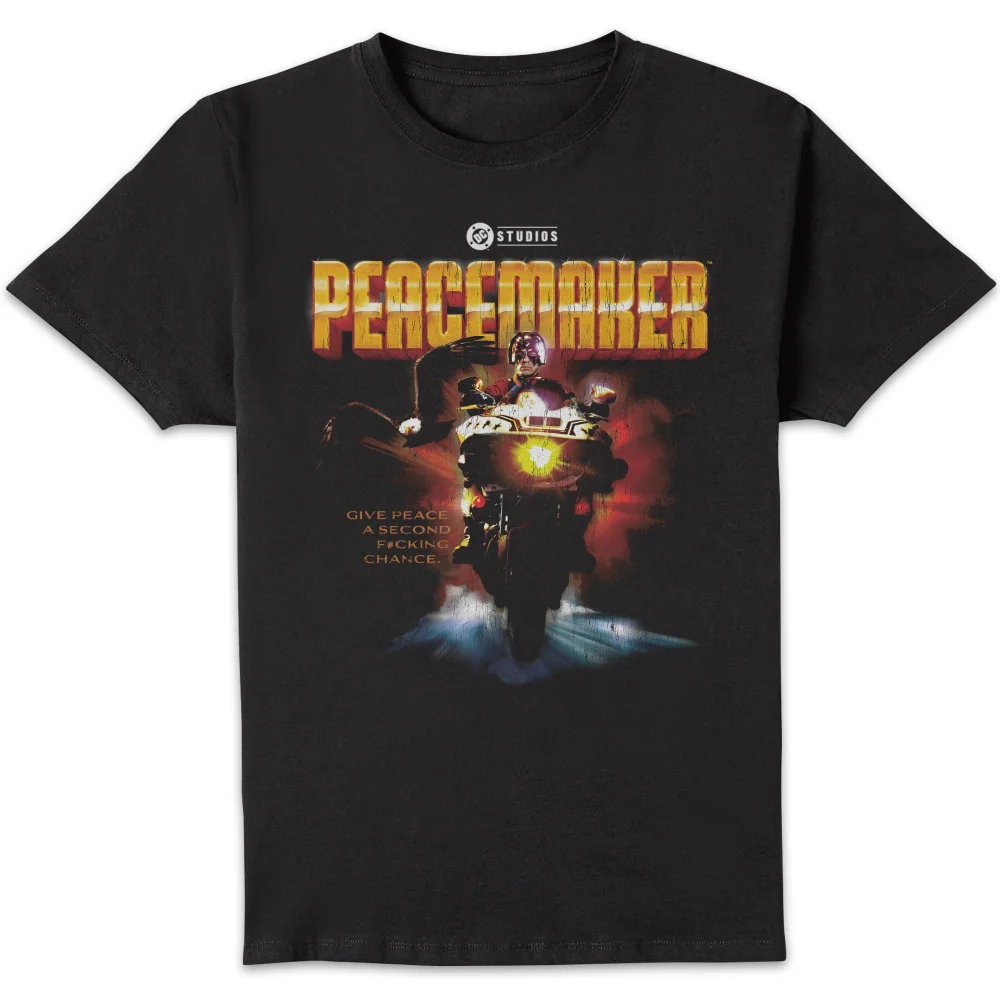 DC Comics Peacemaker Action Star Unisex T-Shirt - Black - S Image 1