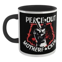 DC Comics Peacemaker Peace Out Motherf#%ker Mug - Black - undefined undefined