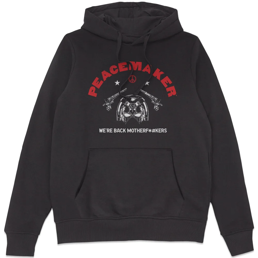 DC Comics Peacemaker We're Back Motherf#%kers Hoodie - Black - XL Image 1