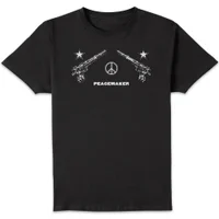 DC Comics Peacemaker Dual Weilding Unisex T-Shirt - Black