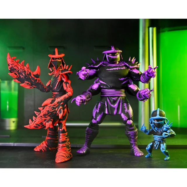 NECA Teenage Mutant Ninja Turtles (Mirage Comics) Action Figures Shredder Clones Box Set (18cm)