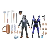 NECA Teenage Mutant Ninja Turtles (Cartoon) Action Figure 2 Pack Business Suit Casey Jones & Split Foot Soldier (18cm)