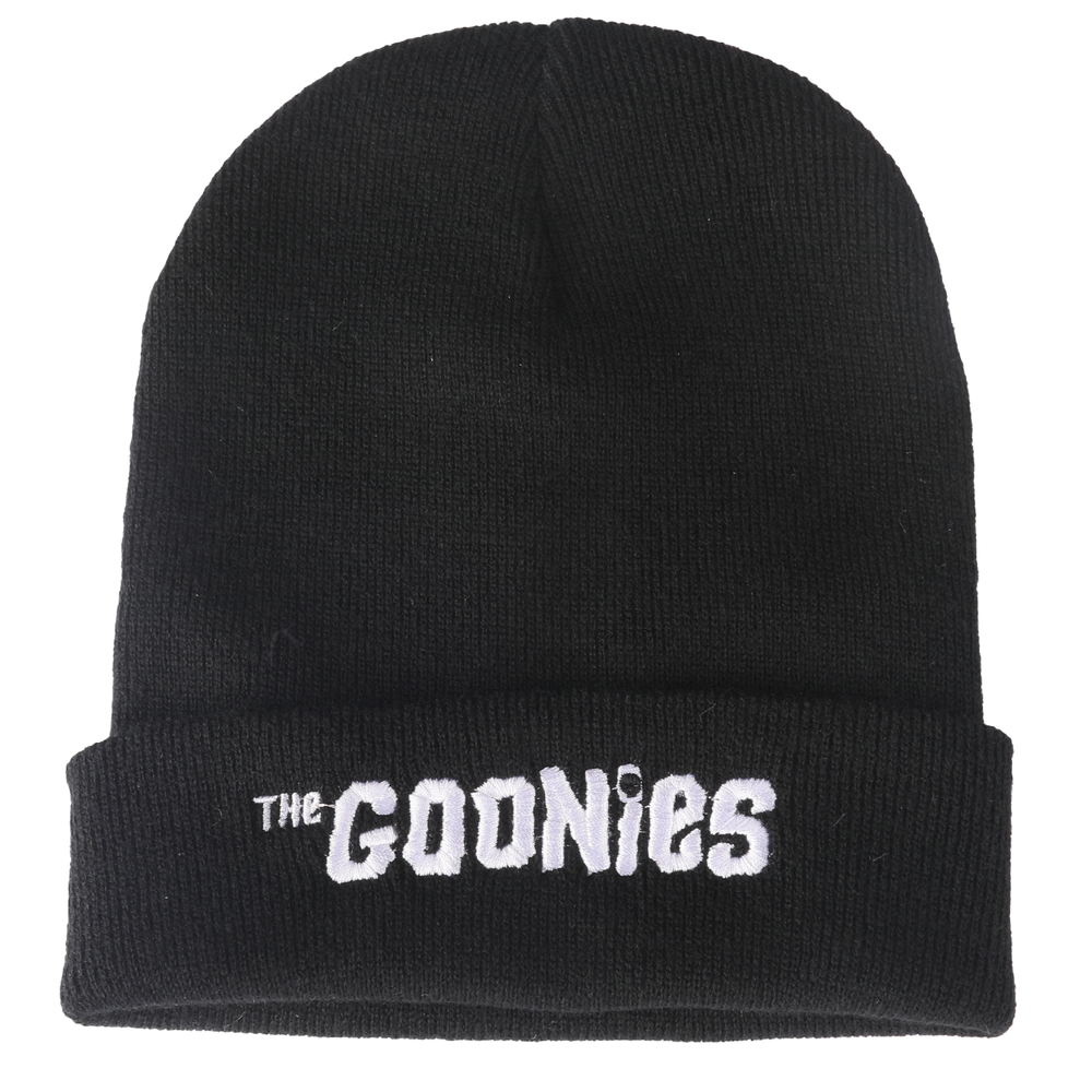 The Goonies Logo Beanie - Black Image 1