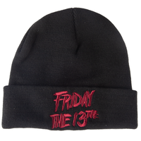 Friday the 13th Classic Logo Beanie - Black
