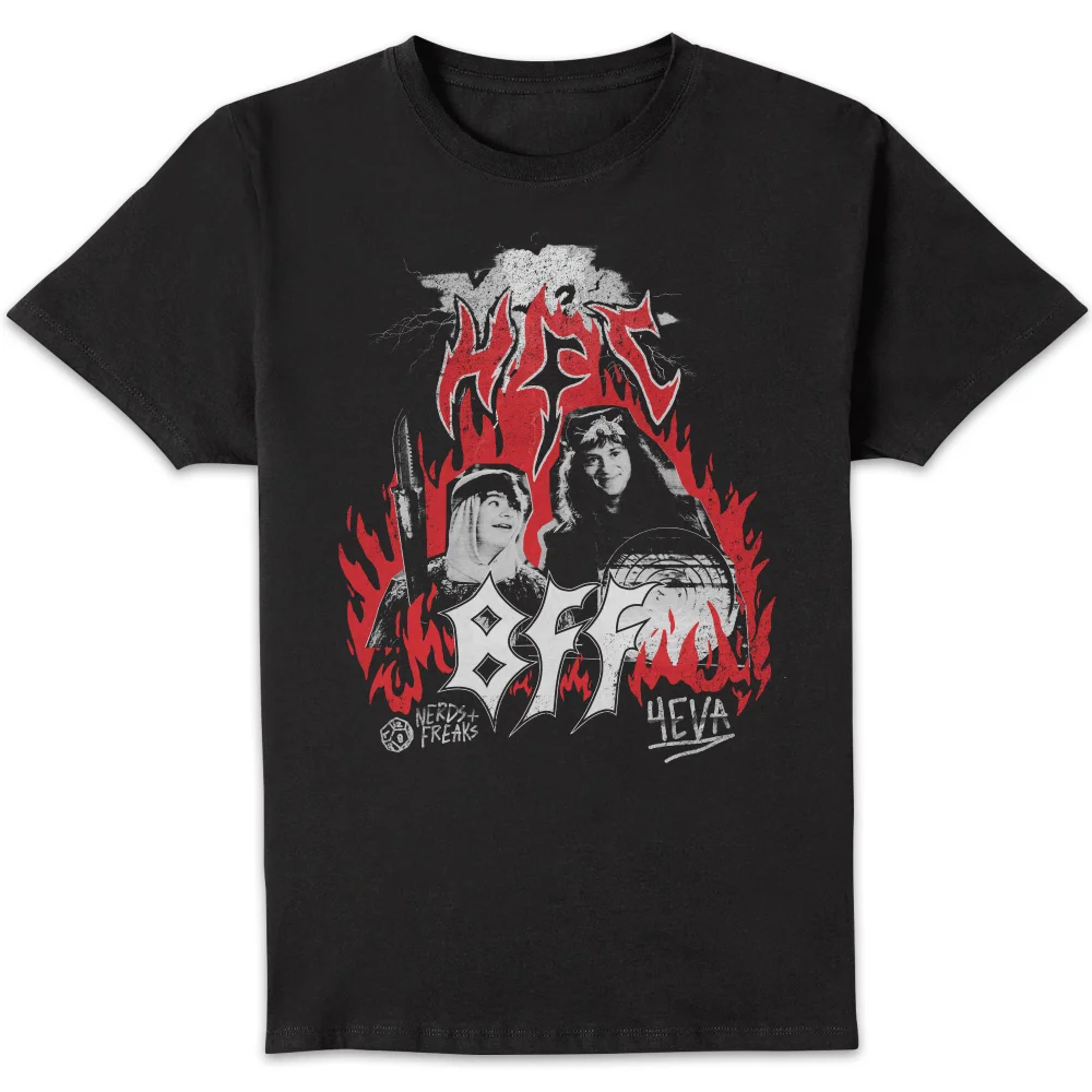 Stranger Things BFFs 4EVA! Unisex T-Shirt - Black - S Image 1