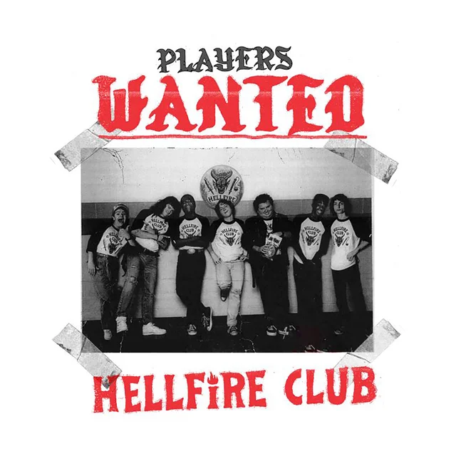 Stranger Things Hellfire Club Players Wanted Unisex T-Shirt - White