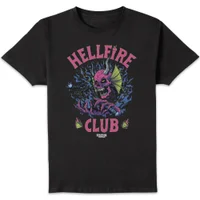 Stranger Things Hellfire Club Skull Unisex T-Shirt - Black