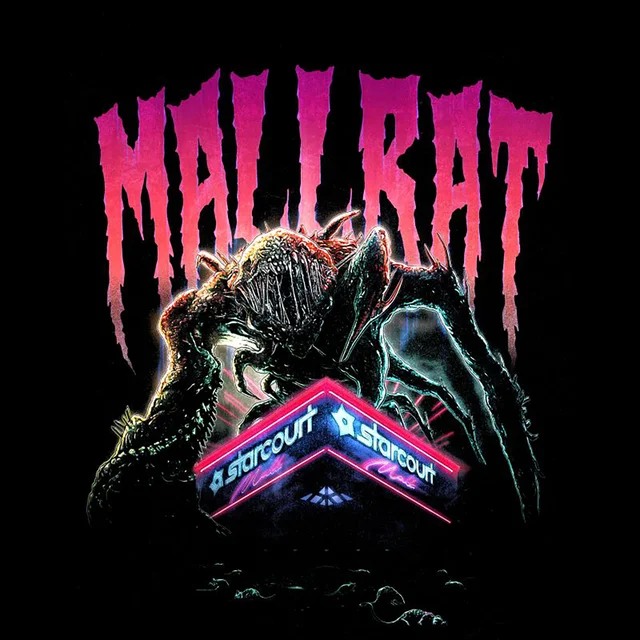 Stranger Things Mallrat Unisex T-Shirt - Black