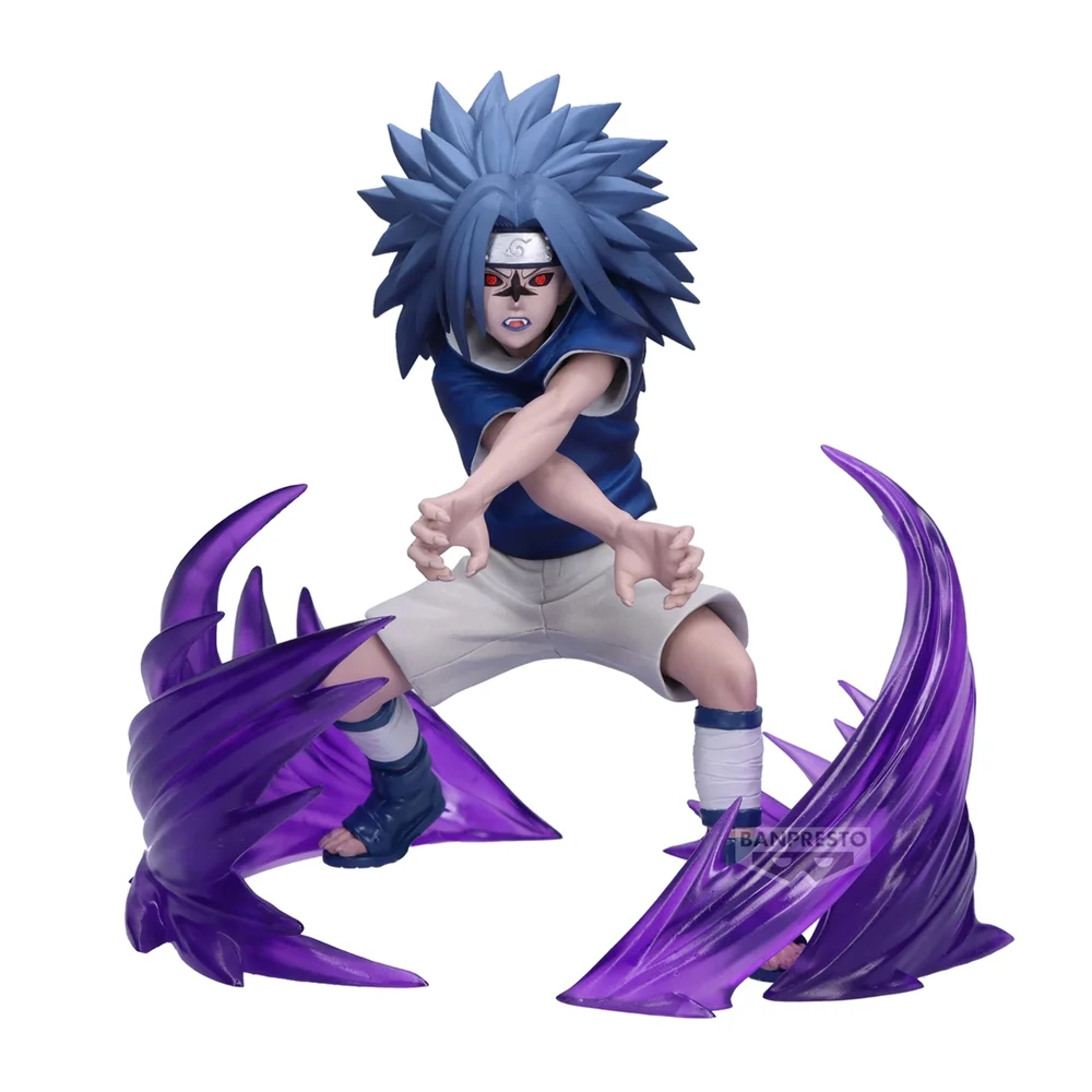 Banpresto Naruto Vibration Stars Naruto Uzumake & Sasuke Uchiha Version B - Sasuke Uchiha Figure Image 1