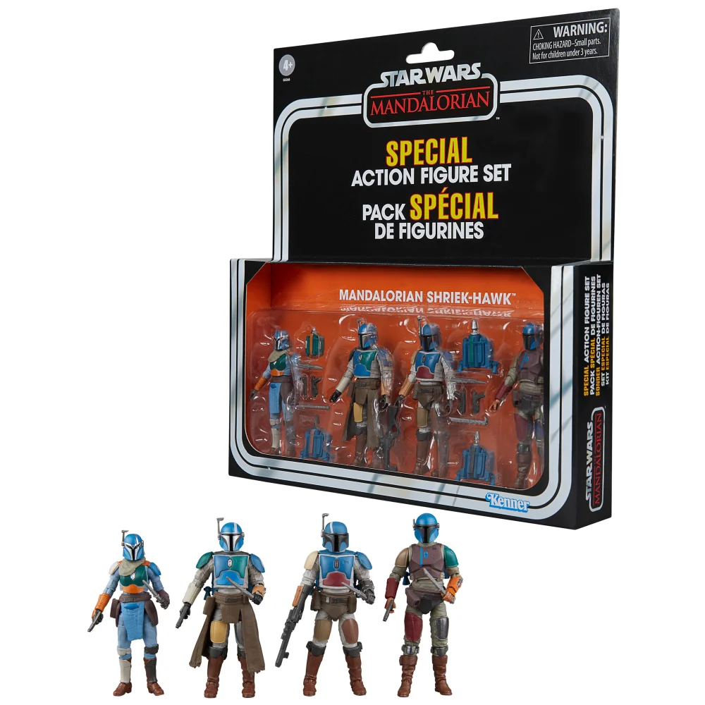 Hasbro Star Wars The Vintage Collection Mandalorian Shriek-Hawk, Star Wars: The Mandalorian 3.75 Inch 4-Pack Image 1