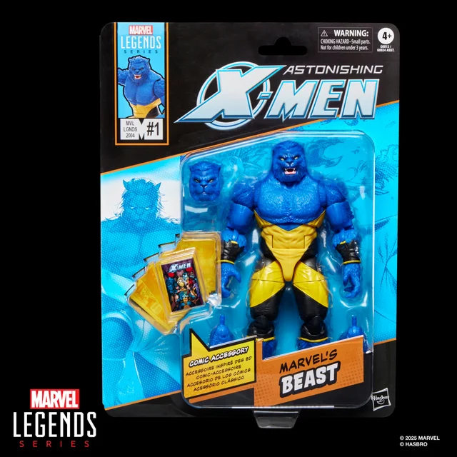 Hasbro Marvel Legends Series Marvel's Beast, X-Men Comics-Inspired Action Figure