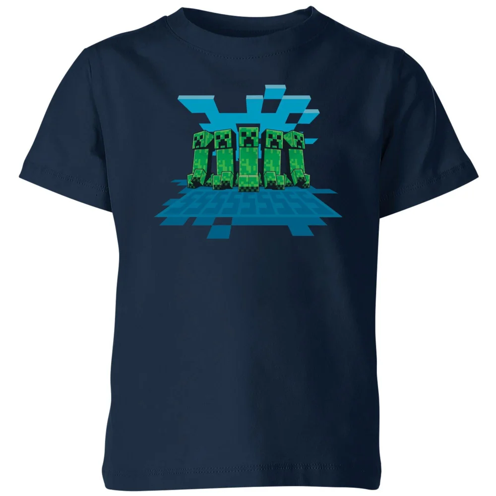 Minecraft Horizon Kids' T-Shirt - Navy - 3-4 Years Image 1