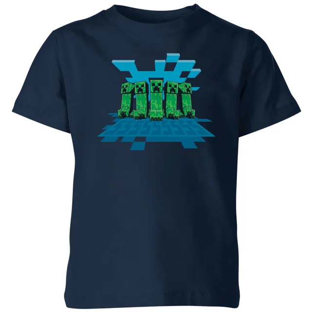Minecraft Horizon Kids' T-Shirt - Navy