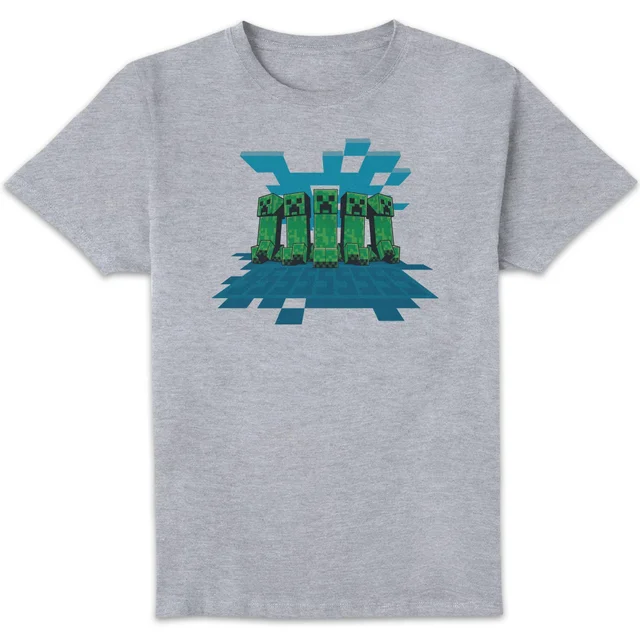 Minecraft Horizon Unisex T-Shirt - Grey